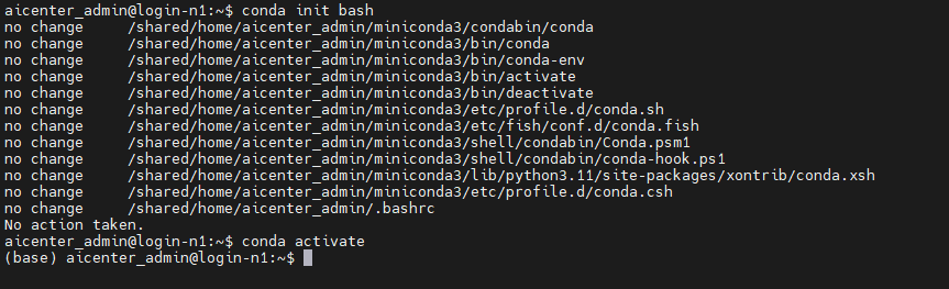 Conda setup3